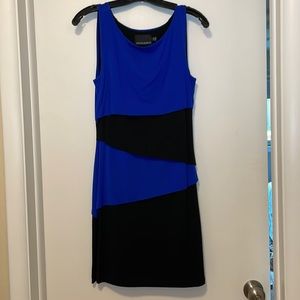 Womens Black and Blue Dress